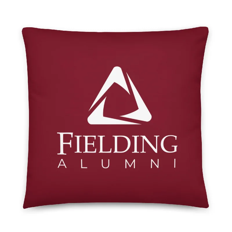 Basic Pillow - Merlot | Alumni Logo