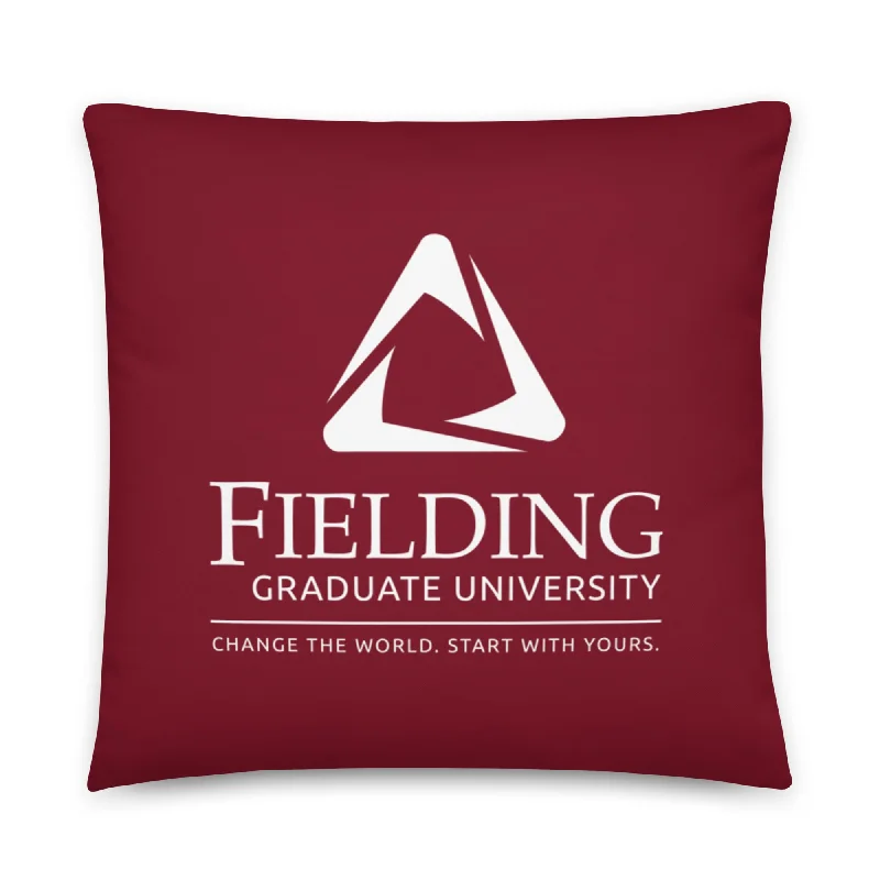 Basic Pillow - Merlot | Fielding Logo