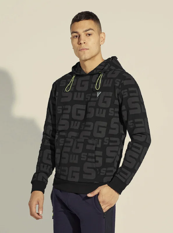 Eco Black Galen Logo Active Jumper