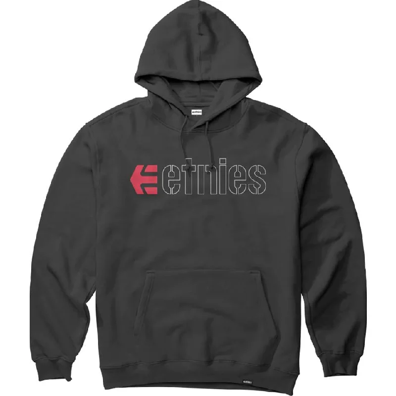 Etnies Ecorp Hoodie - Black/Red/White