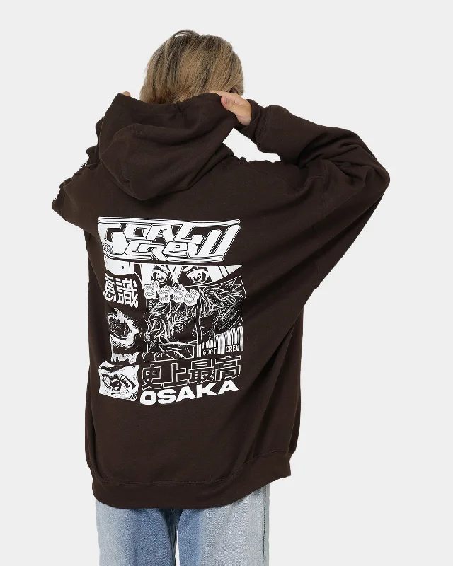 Goat Crew Osaka Hoodie Brown