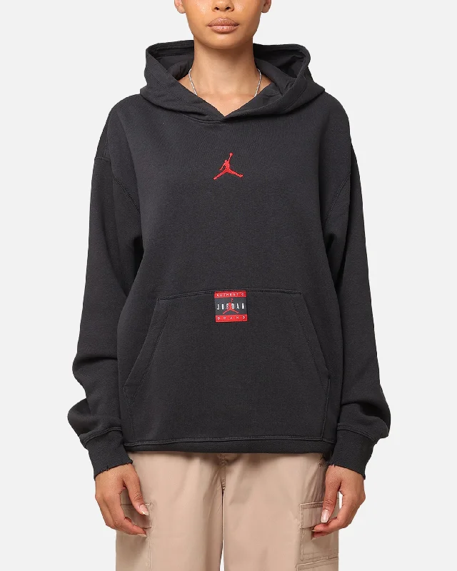 Jordan Brooklyn Fleece Pullover J Day Hoodie Off Noir/Gym Red