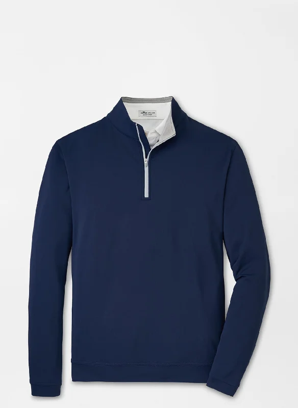 Peter Millar Perth Performance Quarter-Zip - Navy