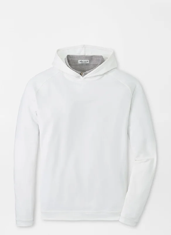 Peter Millar Pine Performance Hoodie - White