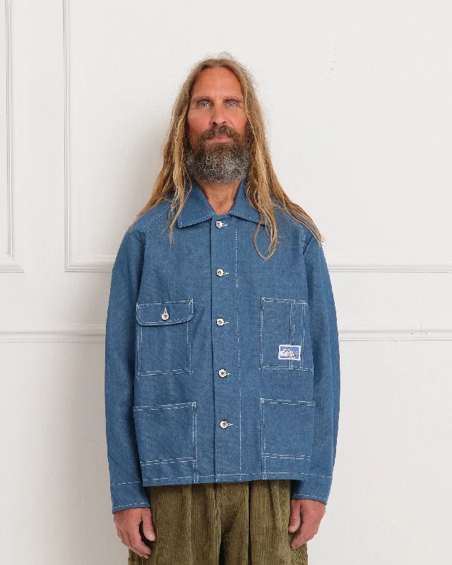 Railroad Jacket - Indigo Denim Wonky-Wear