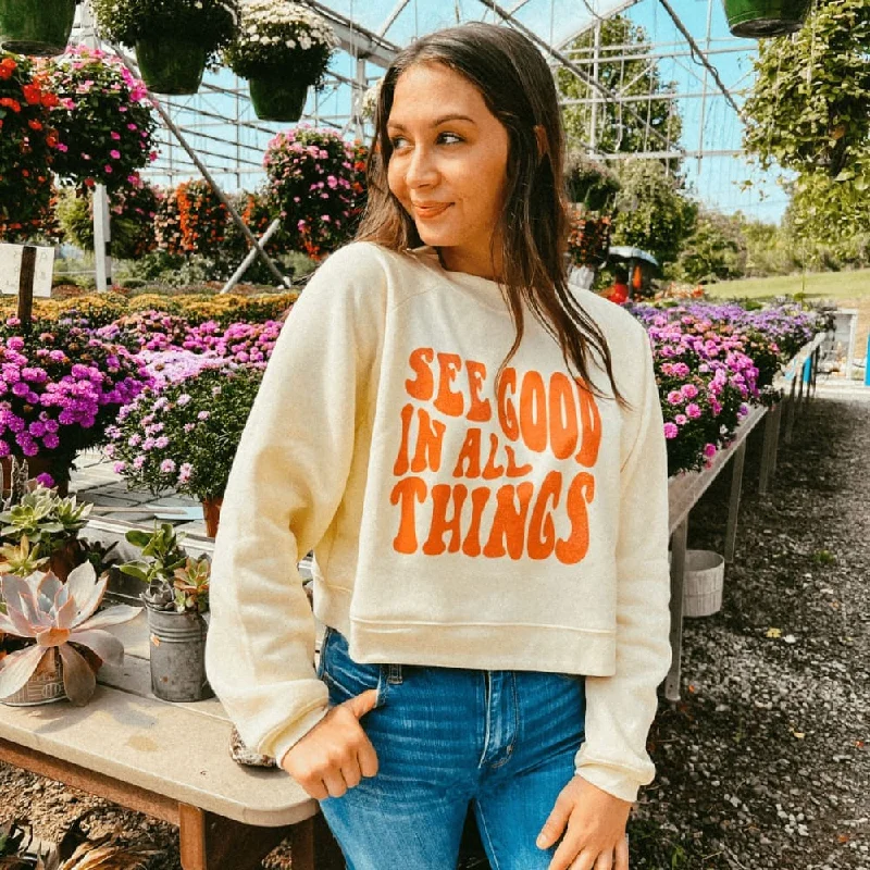 See Good Cropped Sweatshirt