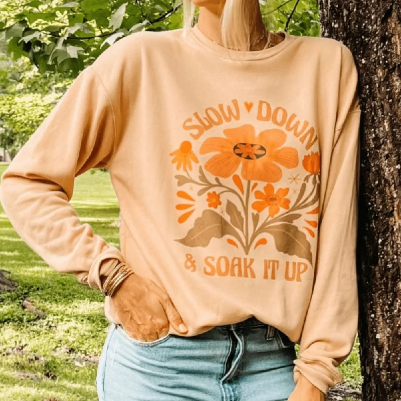 Soak it Up Sweatshirt - Sand Dune