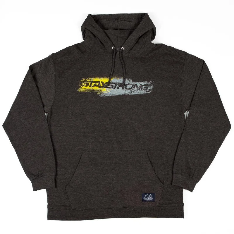 Stay Strong x Jonny Mole Stencil Hooded Sweat - Charcoal