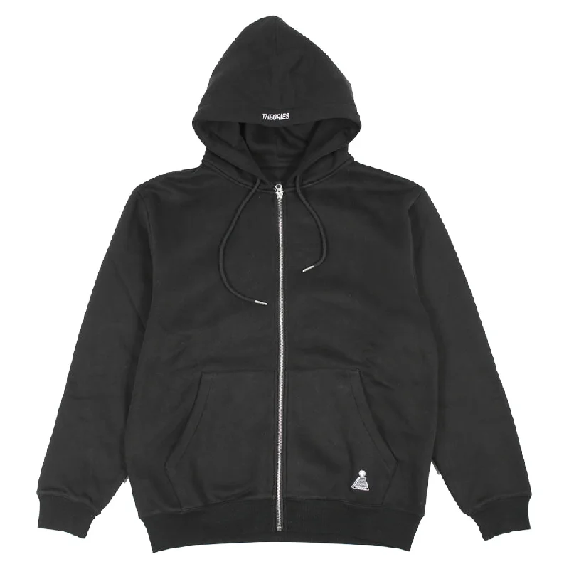 Theories SCRIBBLE SPORT ZIP HOODIE Black