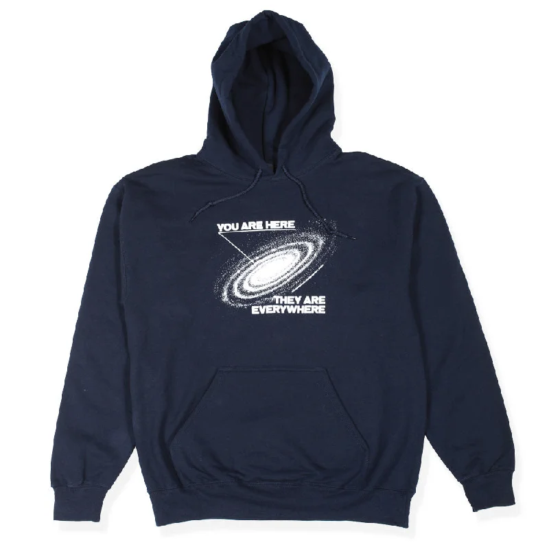 Theories YOU ARE HERE HOODIE NAVY