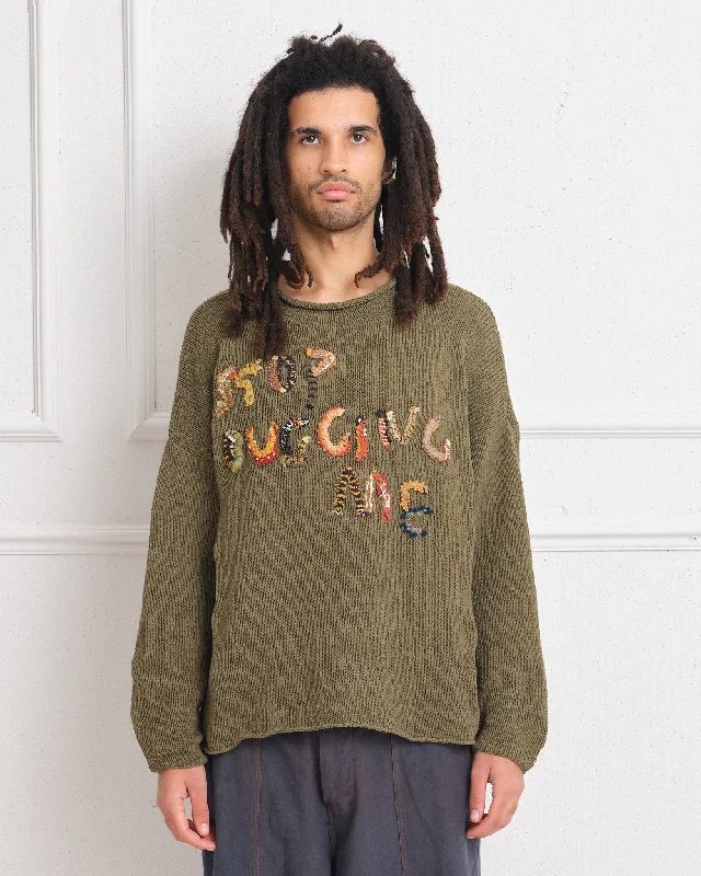 Twinsun Knit Rollneck - Olive Bugging