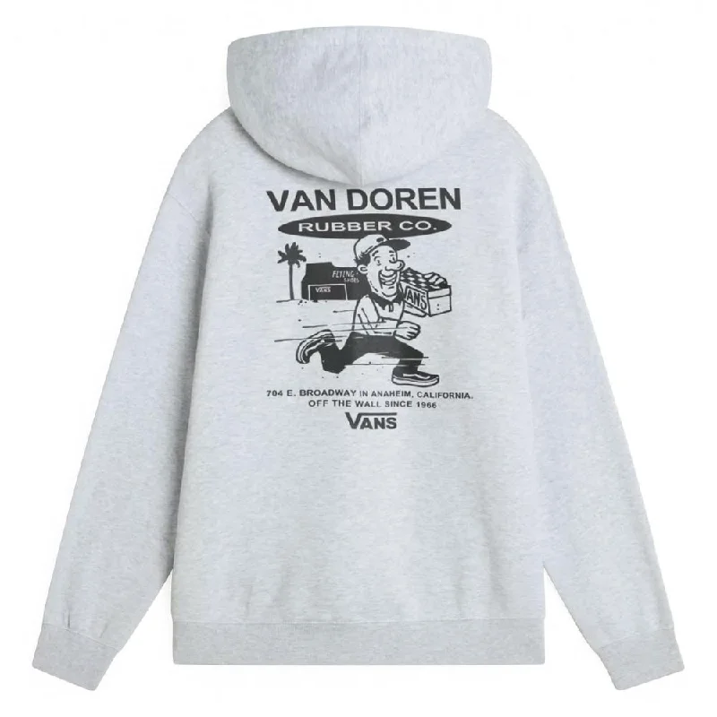 Vans Fun GFX Loose Pullover Hoodie - Light Grey Heather