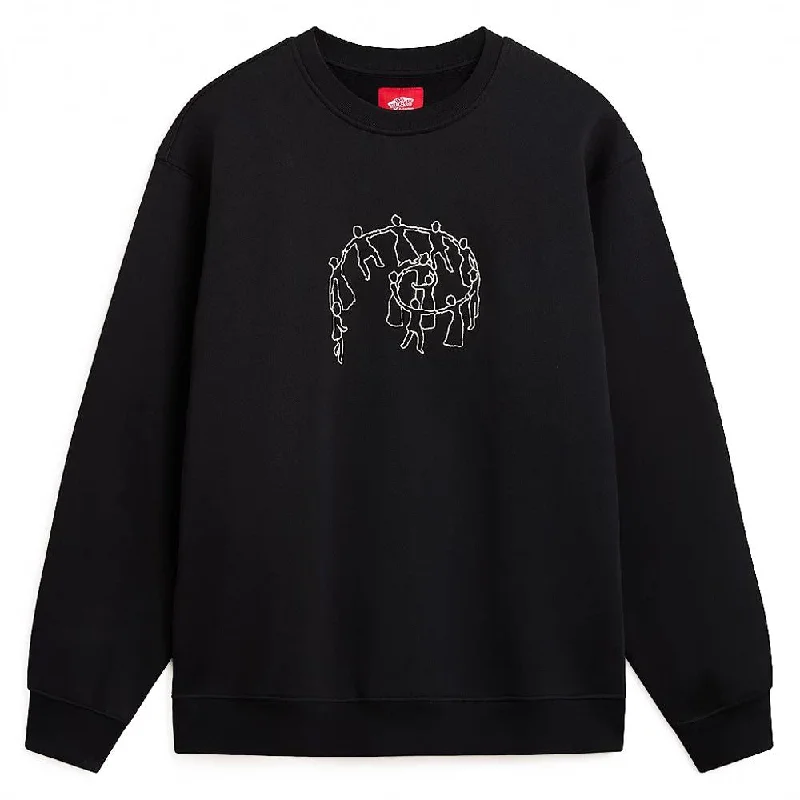 Vans Skate Hold Hands Crewneck Sweatshirt - Black