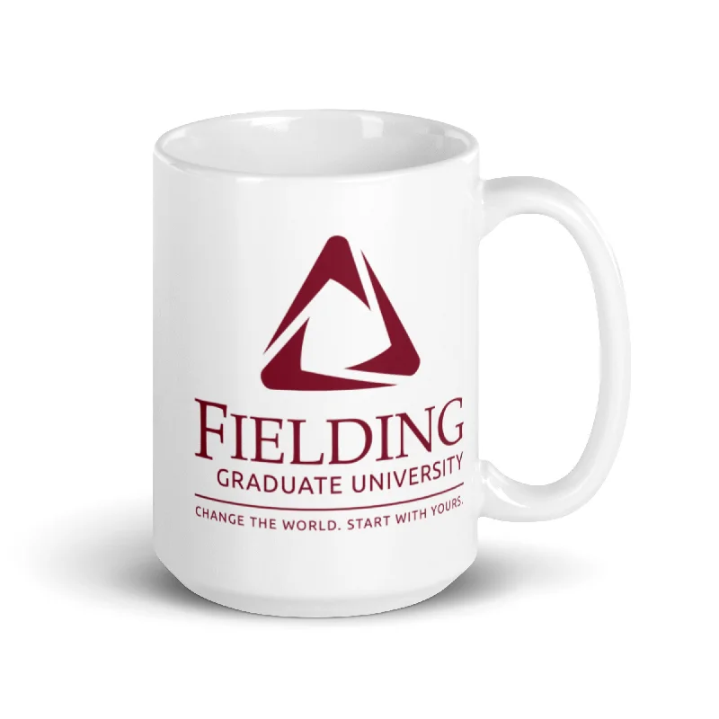 Coffee Mug - 15oz White Glossy | Fielding Logo