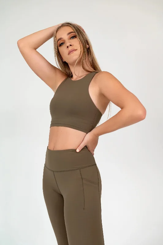 All-Lift Khaki Sports Bra