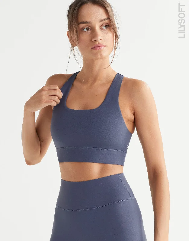 ASTRID Cloud-Core Sports Bra - Powder Blue