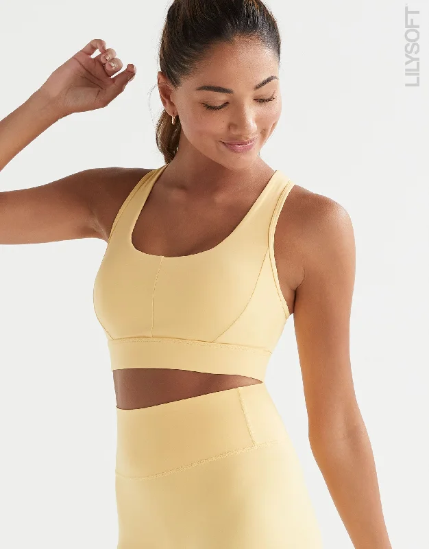 FRANKIE Cloud-Core Sports Bra - Yellow