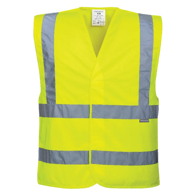 PORTWEST® High Visibility Safety Vest - ANSI Class 2 - Two Band - C470