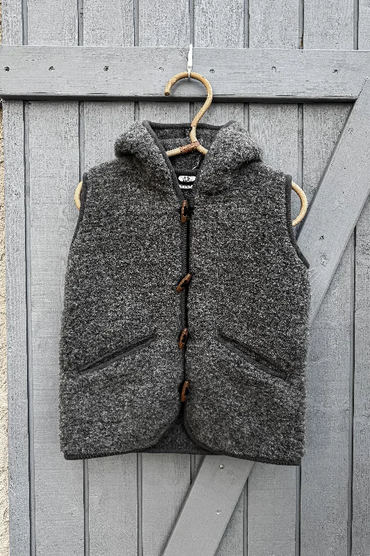 Quinn Hooded Wool Vest - Children