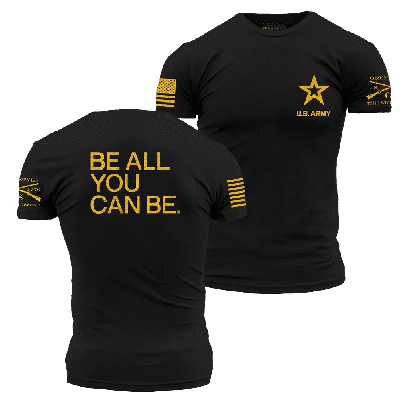 Army Be All You Can Be T-Shirt - Black