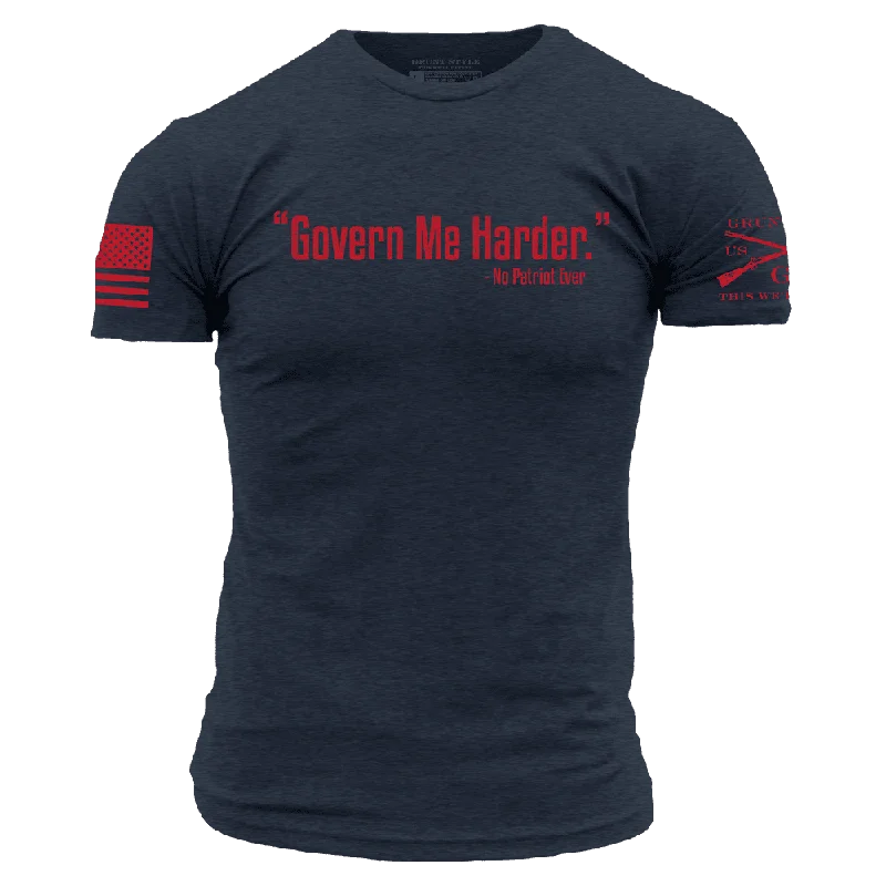 Govern Me Harder T-Shirt - Midnight Navy