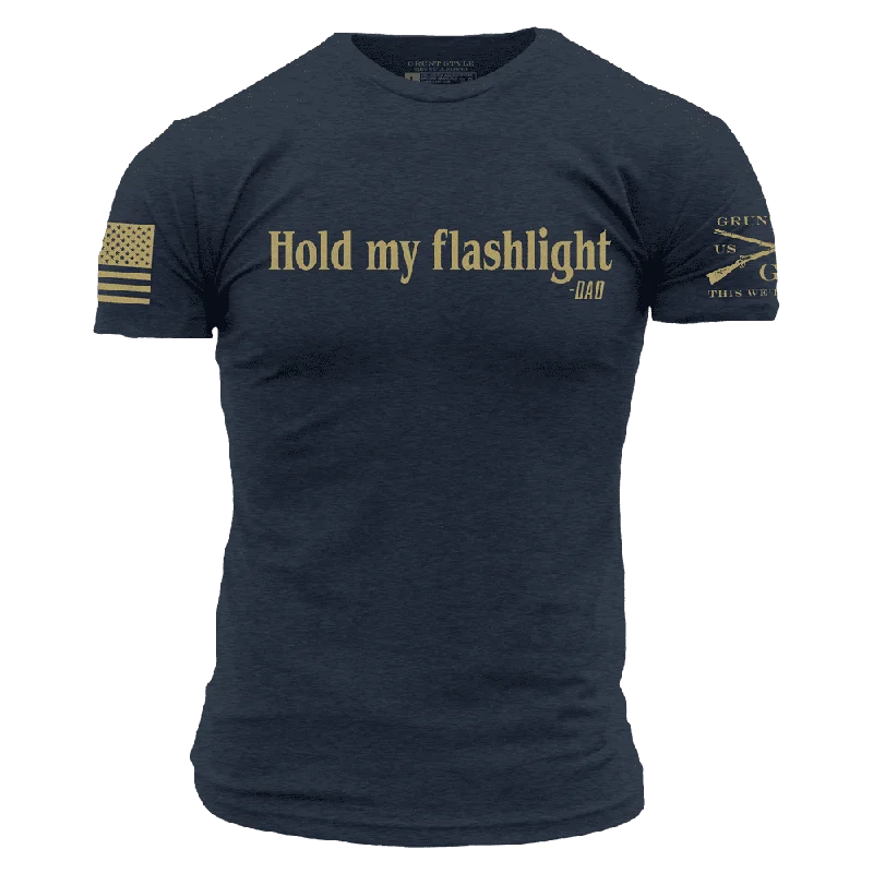 Hold My Flashlight T-Shirt - Midnight Navy