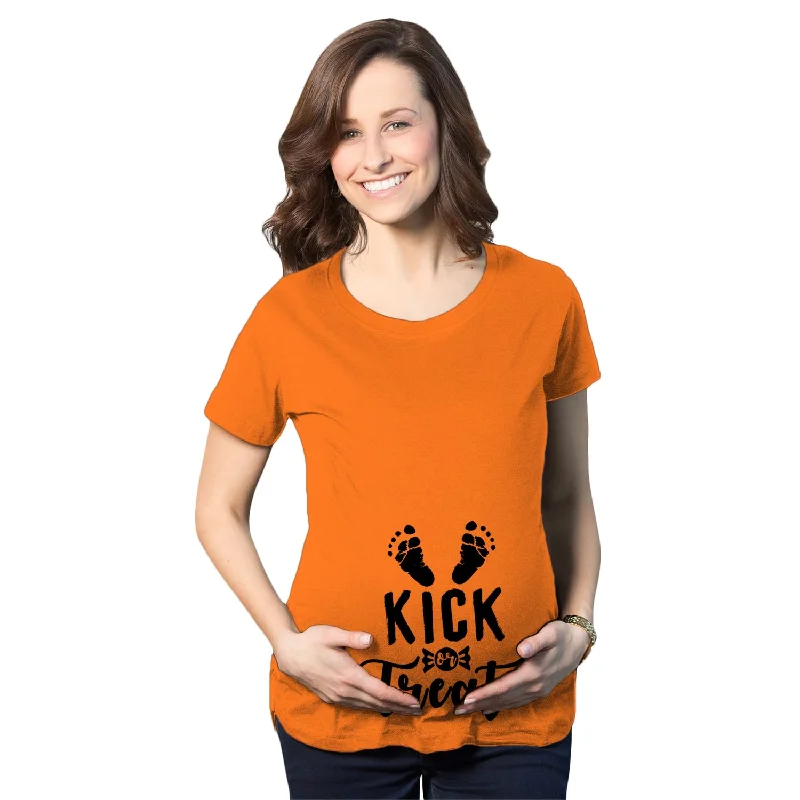 Kick or Treat Maternity T Shirt