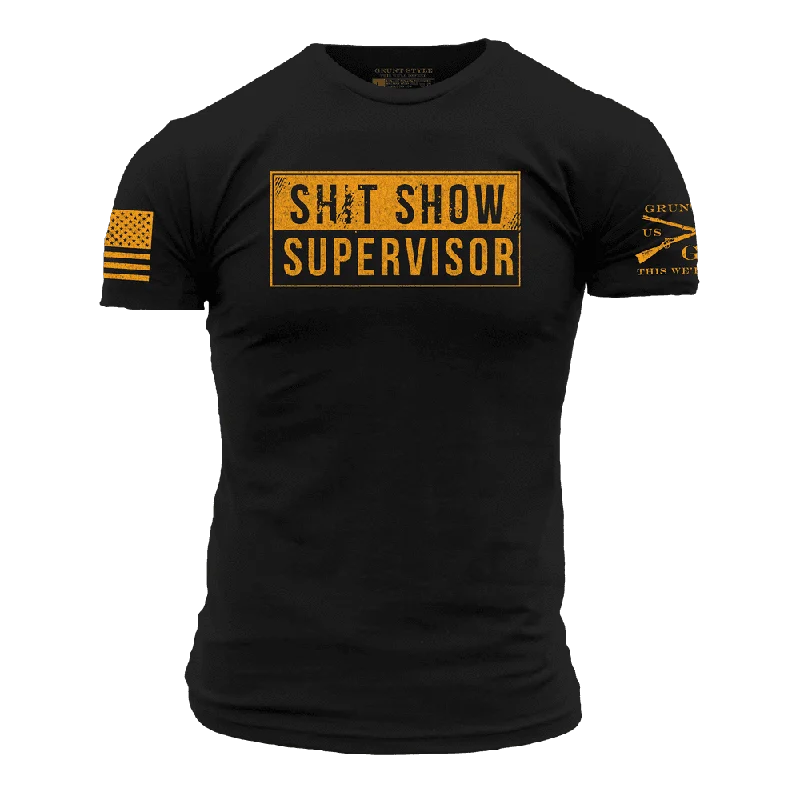 Sh*t Show Supervisor T-Shirt - Black