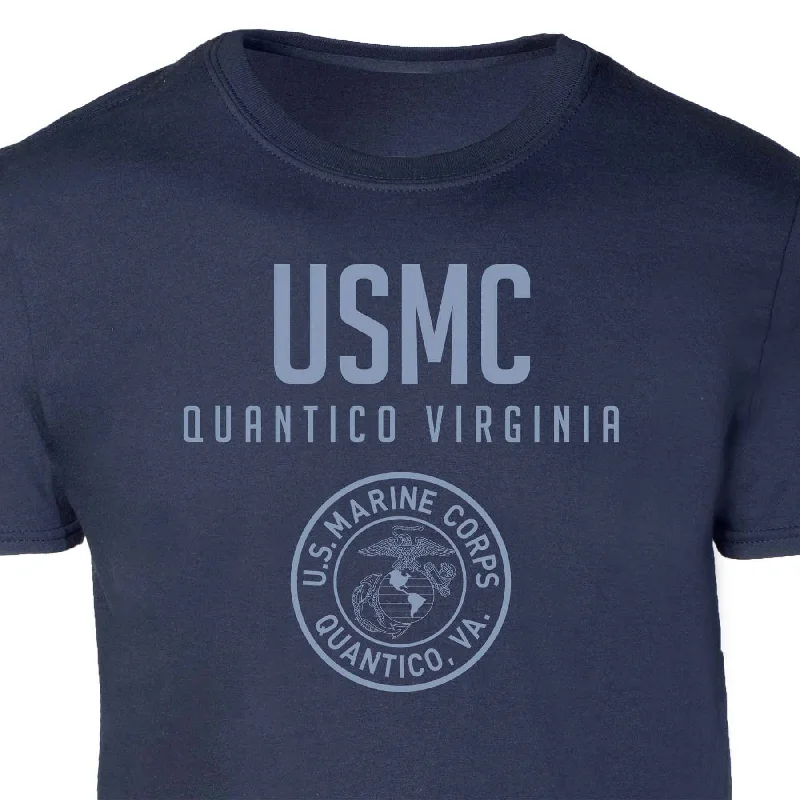 Quantico Virginia Tonal Patch Graphic T-shirt