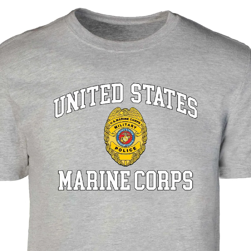 Military Police Badge USMC Patch Graphic T-shirt