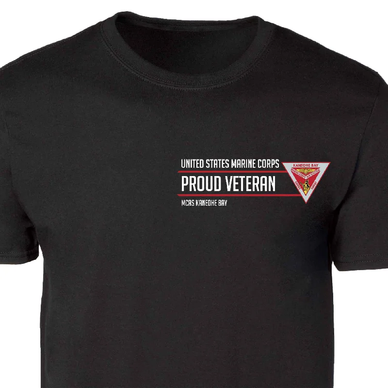 MCAS Kaneohe Bay Proud Veteran Patch Graphic T-shirt