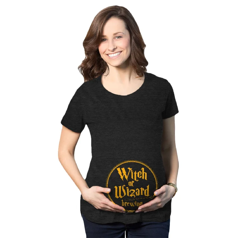 Witch Or Wizard Brewing Maternity T Shirt