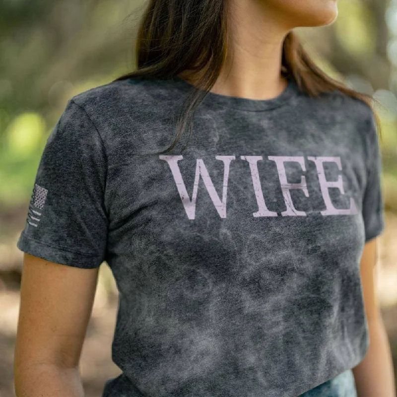 Women's Wife Defined Slim Fit T-Shirt - Black Wash