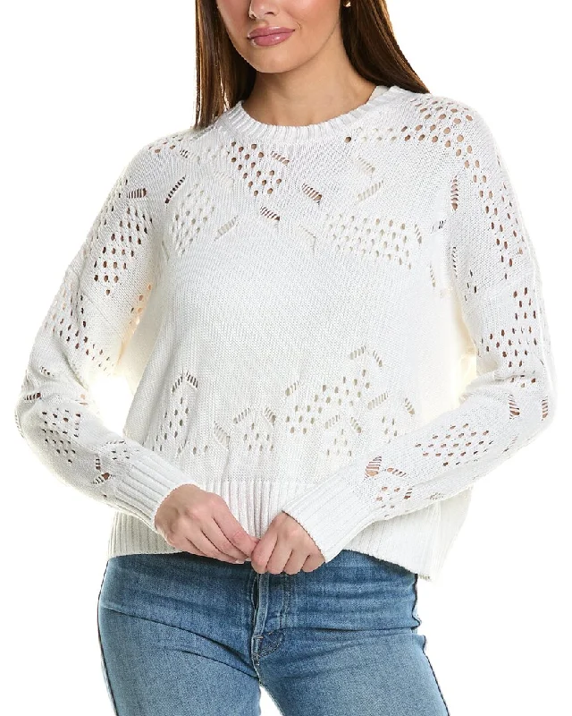 Autumn Cashmere Ladder Stitch Sweater