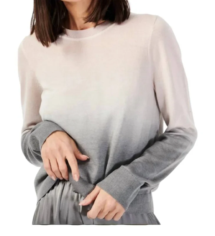 Lucinda Sweater In Ballet Ombre